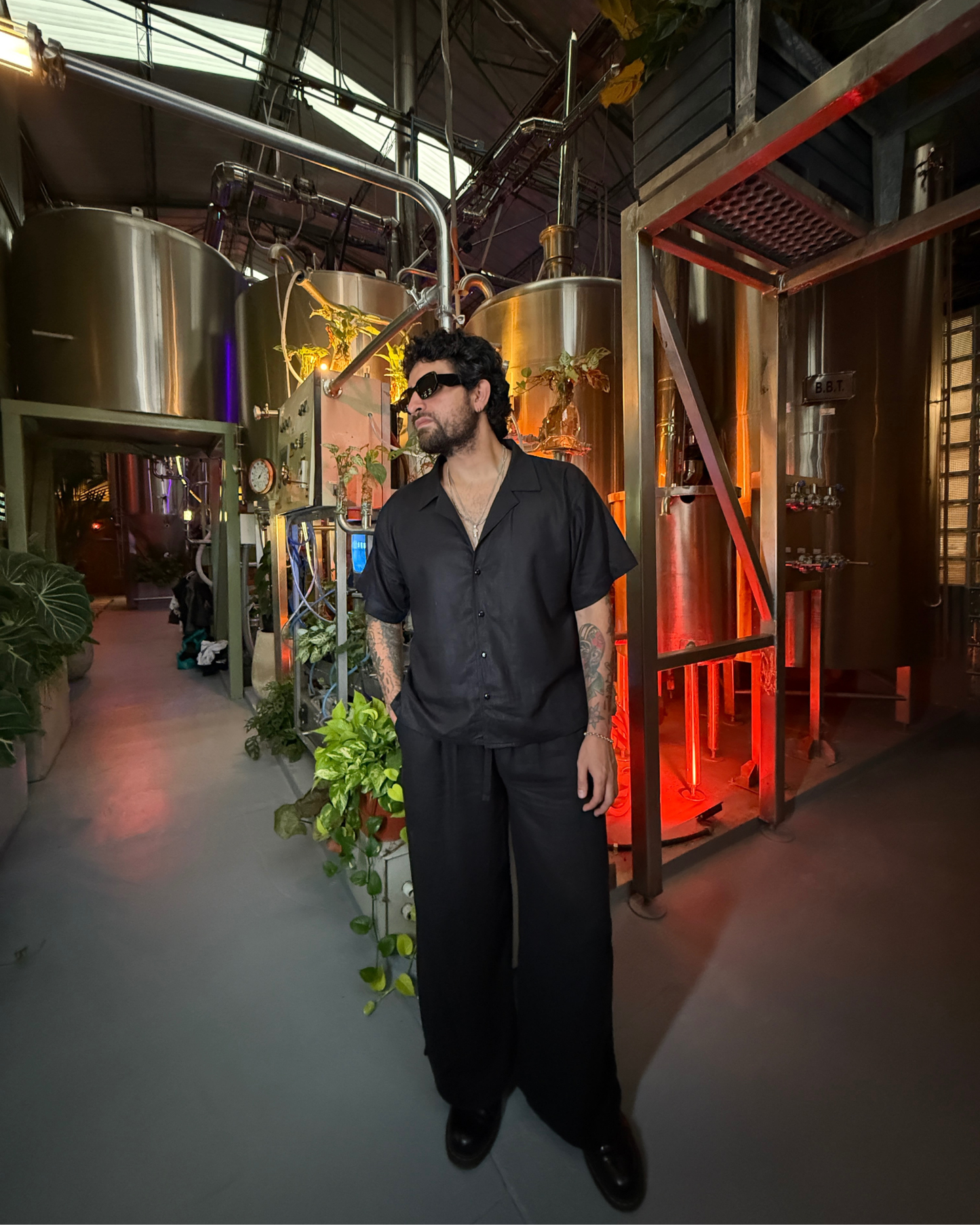 Camisa napoleon black - LUCHADOR COLOMBIA