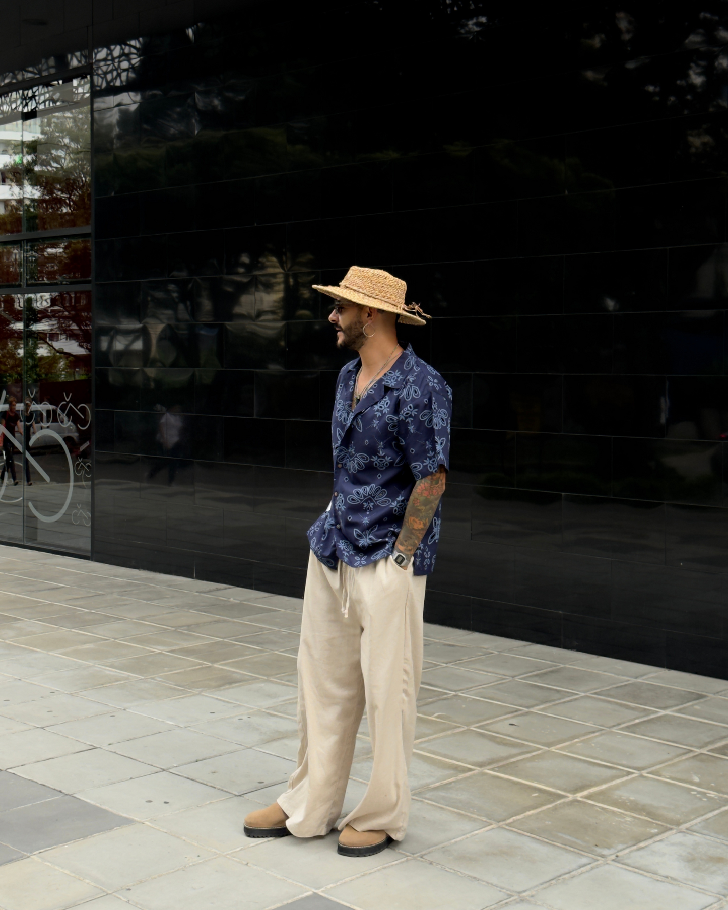 Camisa victoria indigo