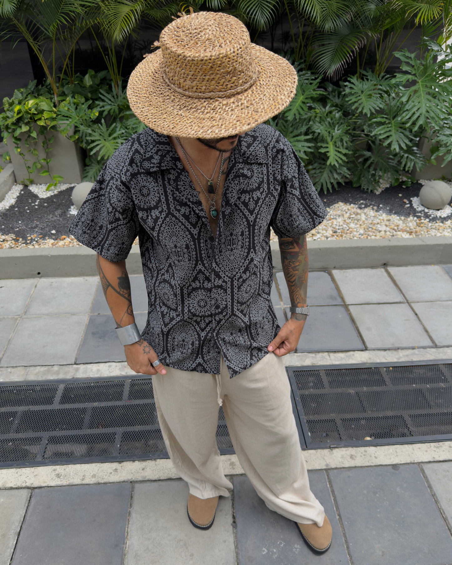 Camisa Victoria ébano