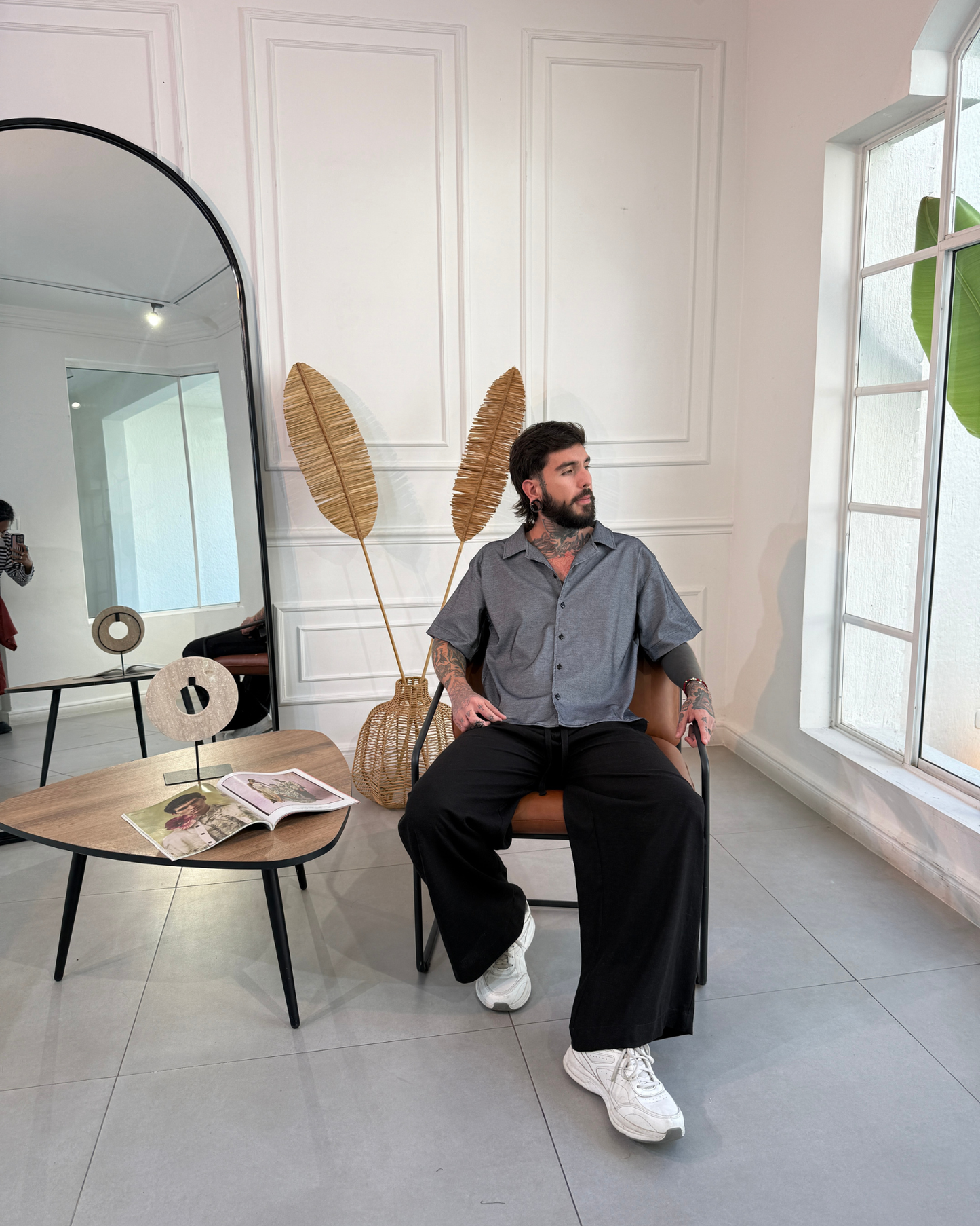 Camisa napoleon denim - LUCHADOR COLOMBIA