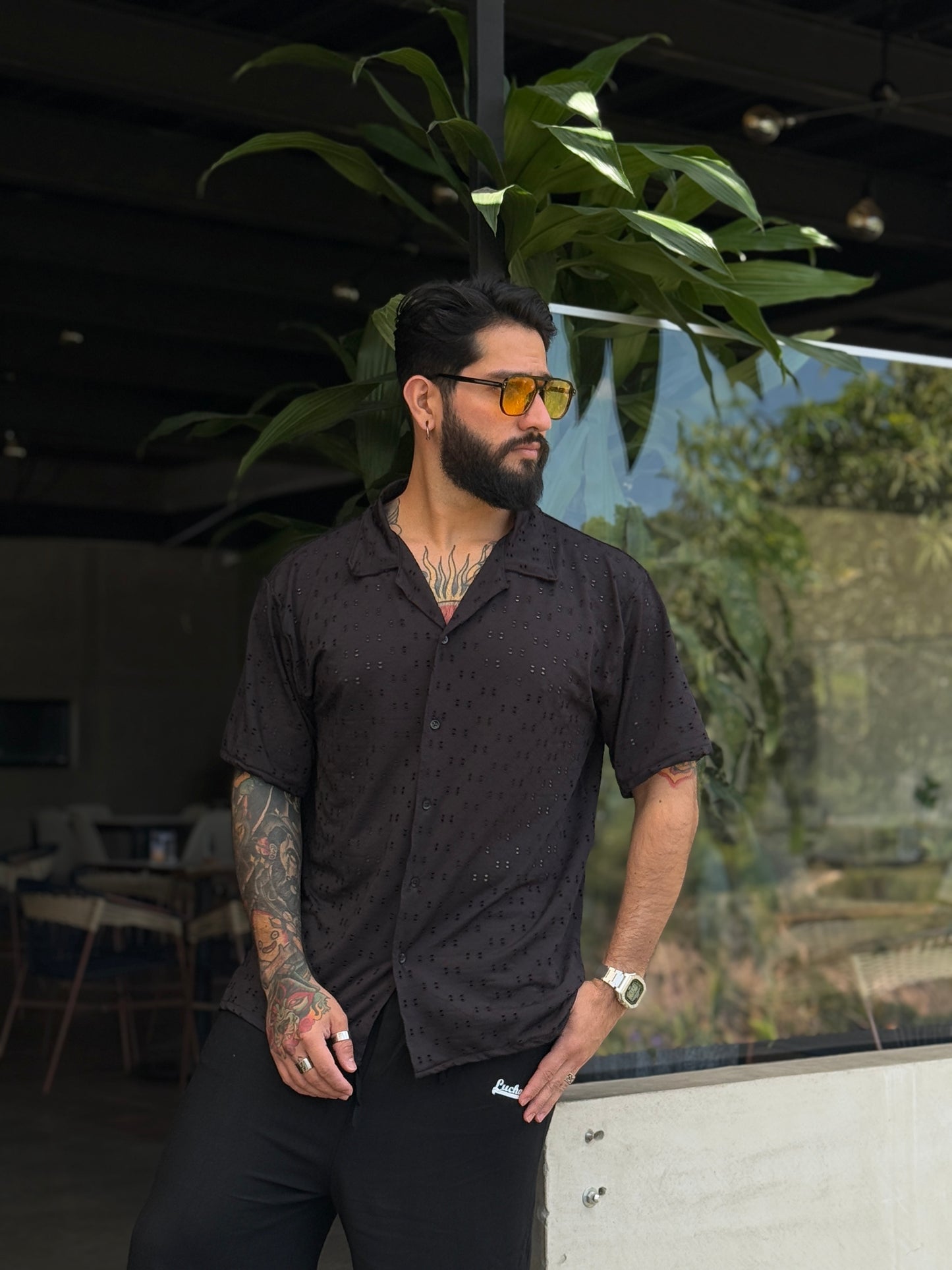 Camisa victoria black - LUCHADOR COLOMBIA