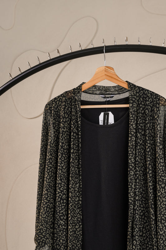 Kimono leopard green - LUCHADOR COLOMBIA