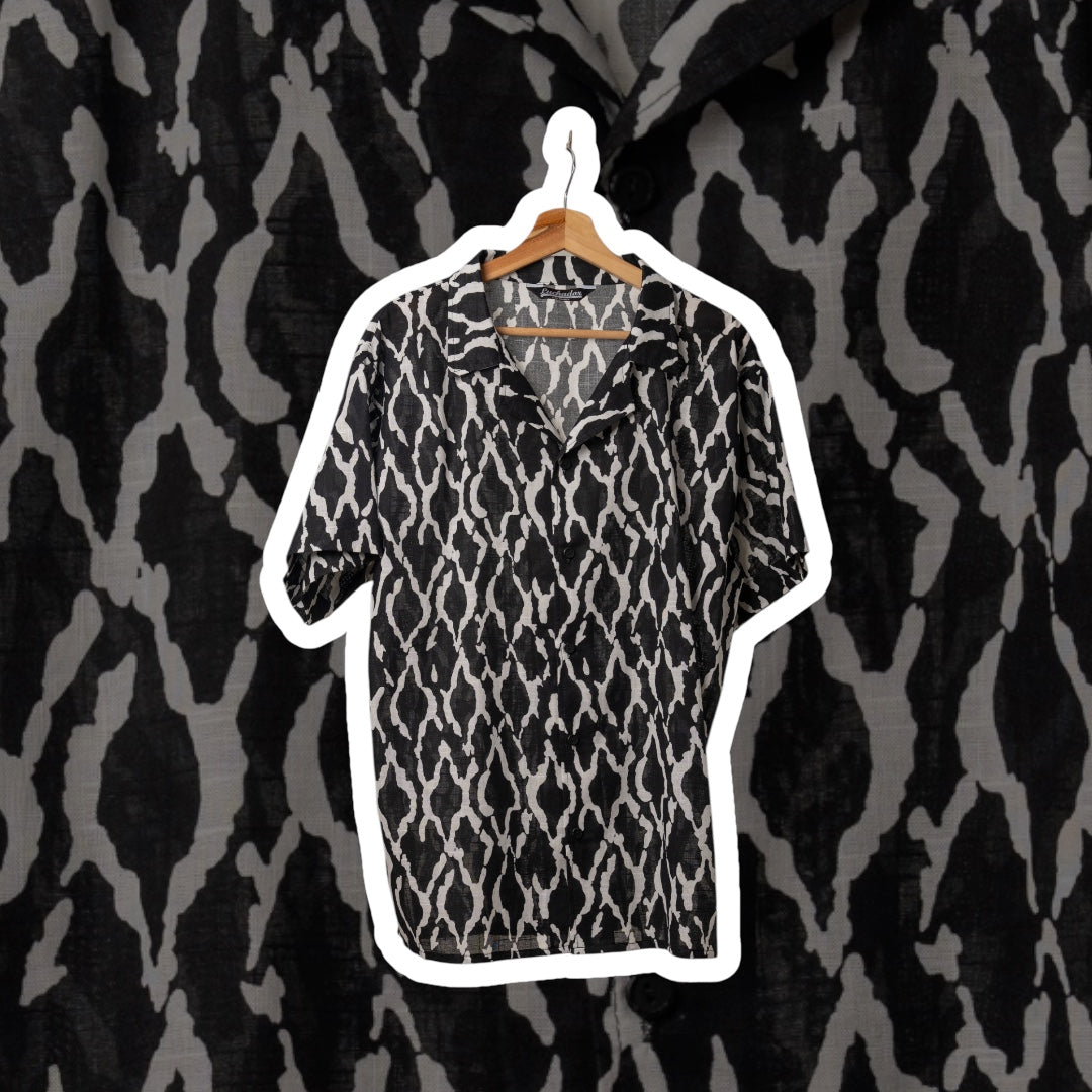 Camisa 3/4 black rombos - LUCHADOR COLOMBIA