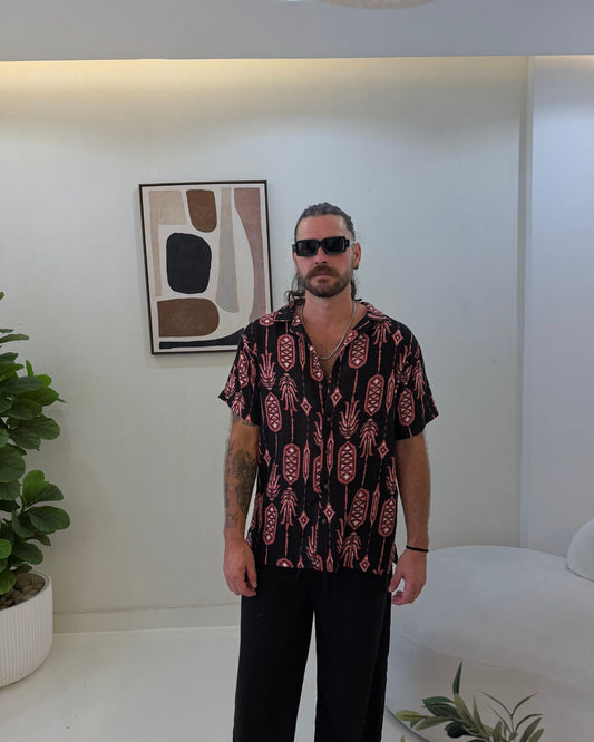 Camisa 3/4 piña