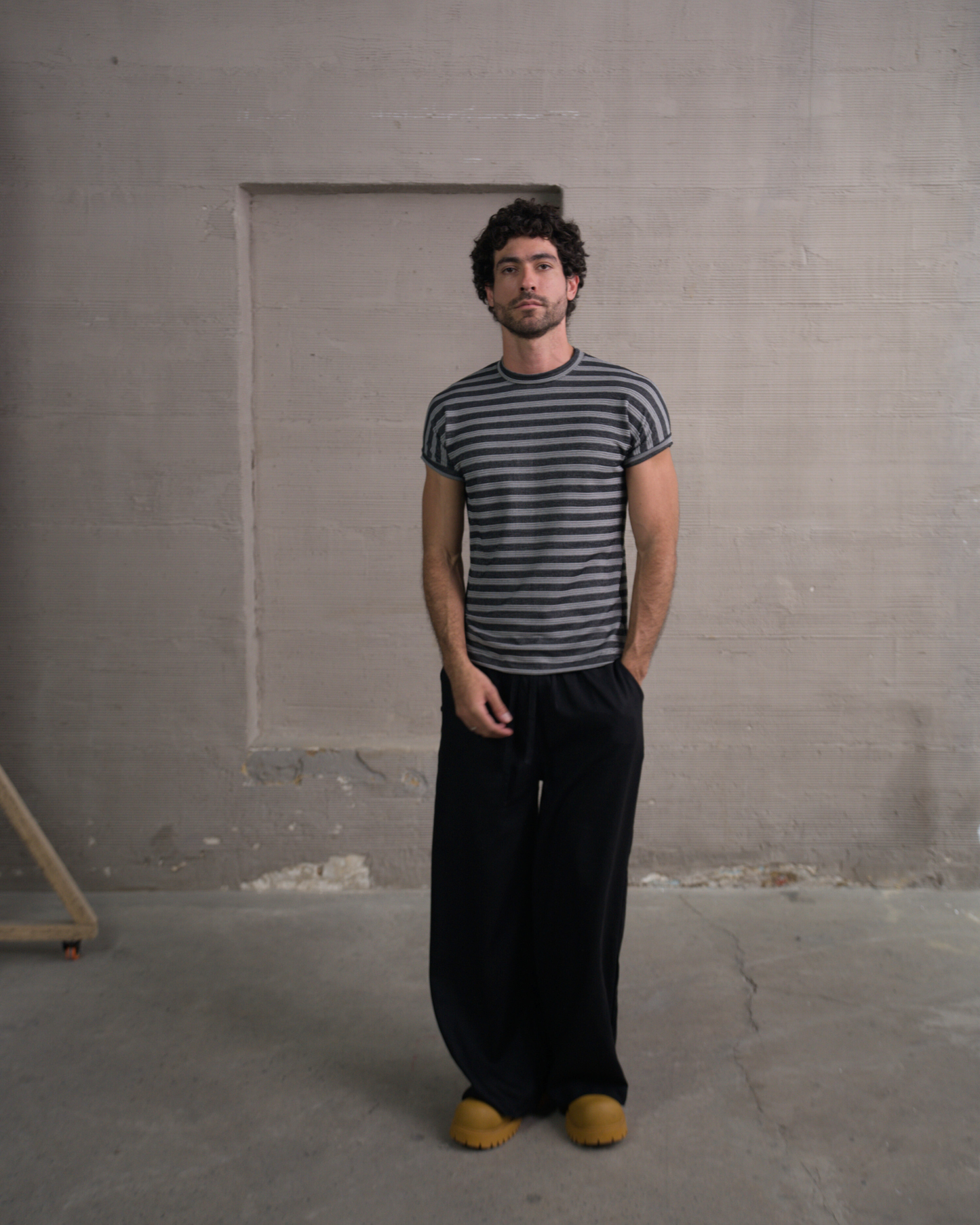 Camiseta 80’s tejido lines - LUCHADOR COLOMBIA