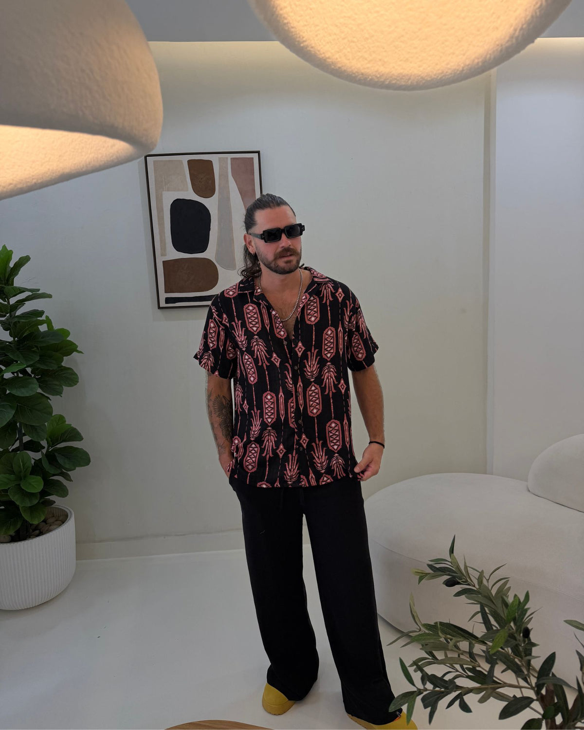 Camisa 3/4 piña