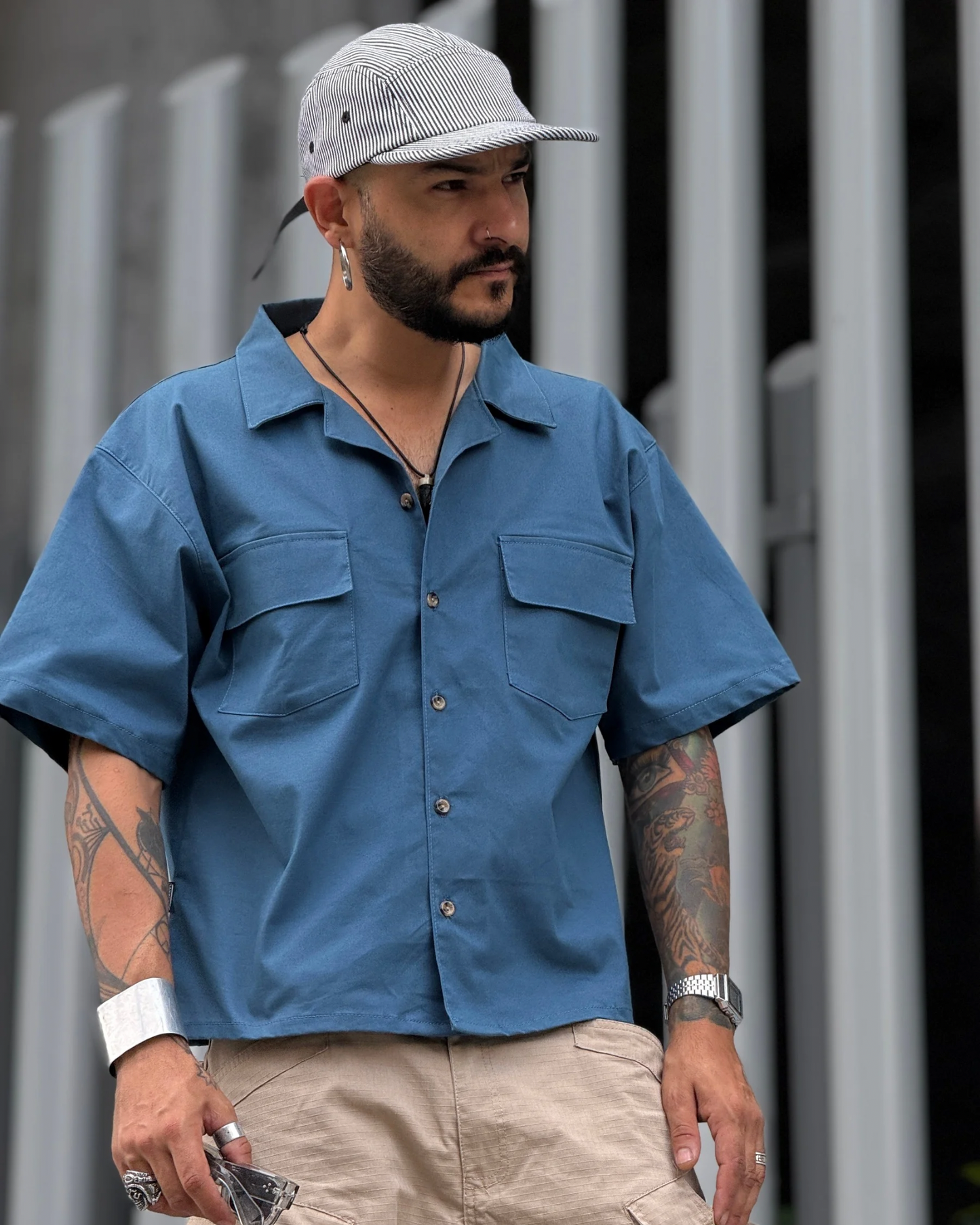 Camisa Napoleón Blue