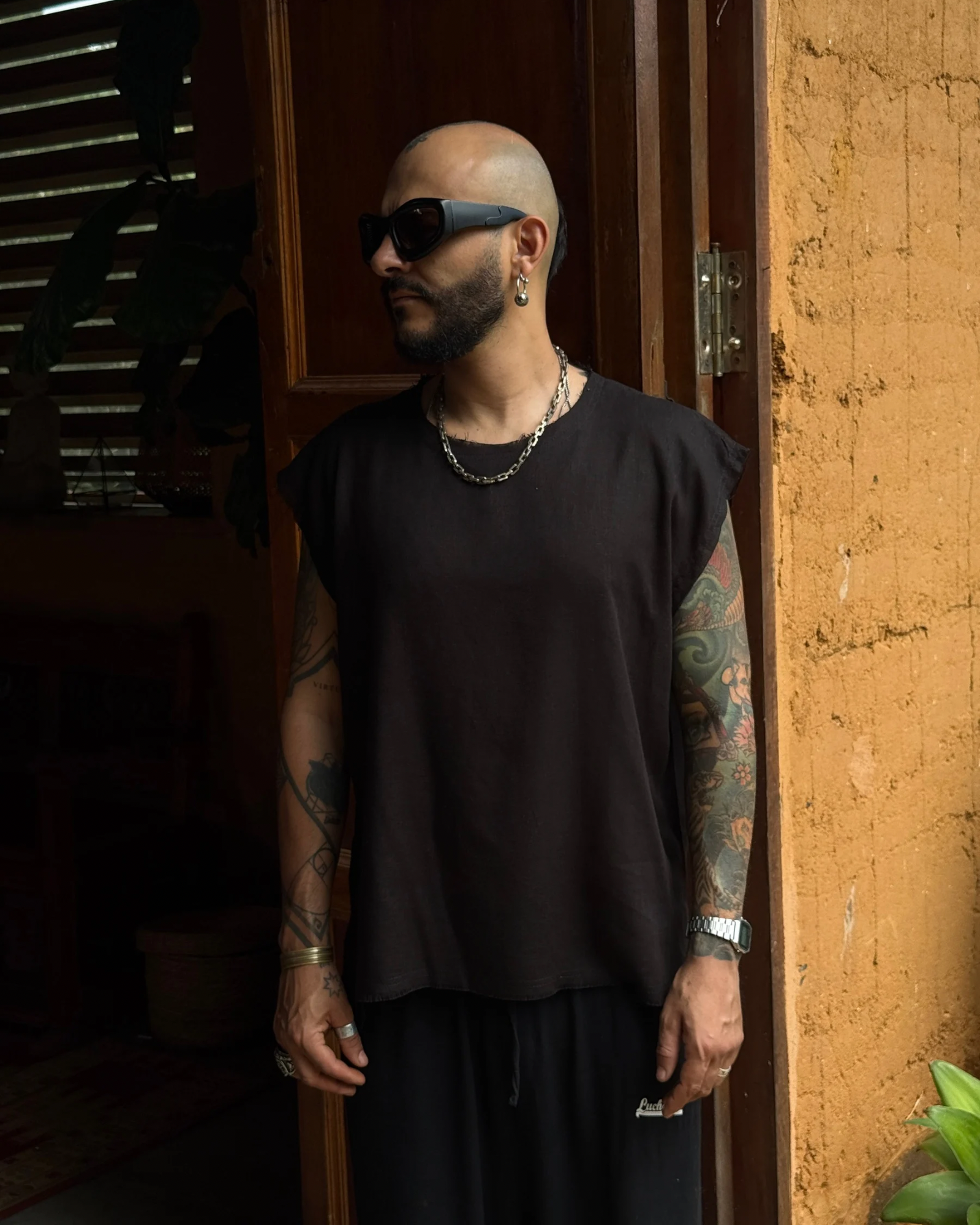 Camiseta ocaso black - LUCHADOR COLOMBIA