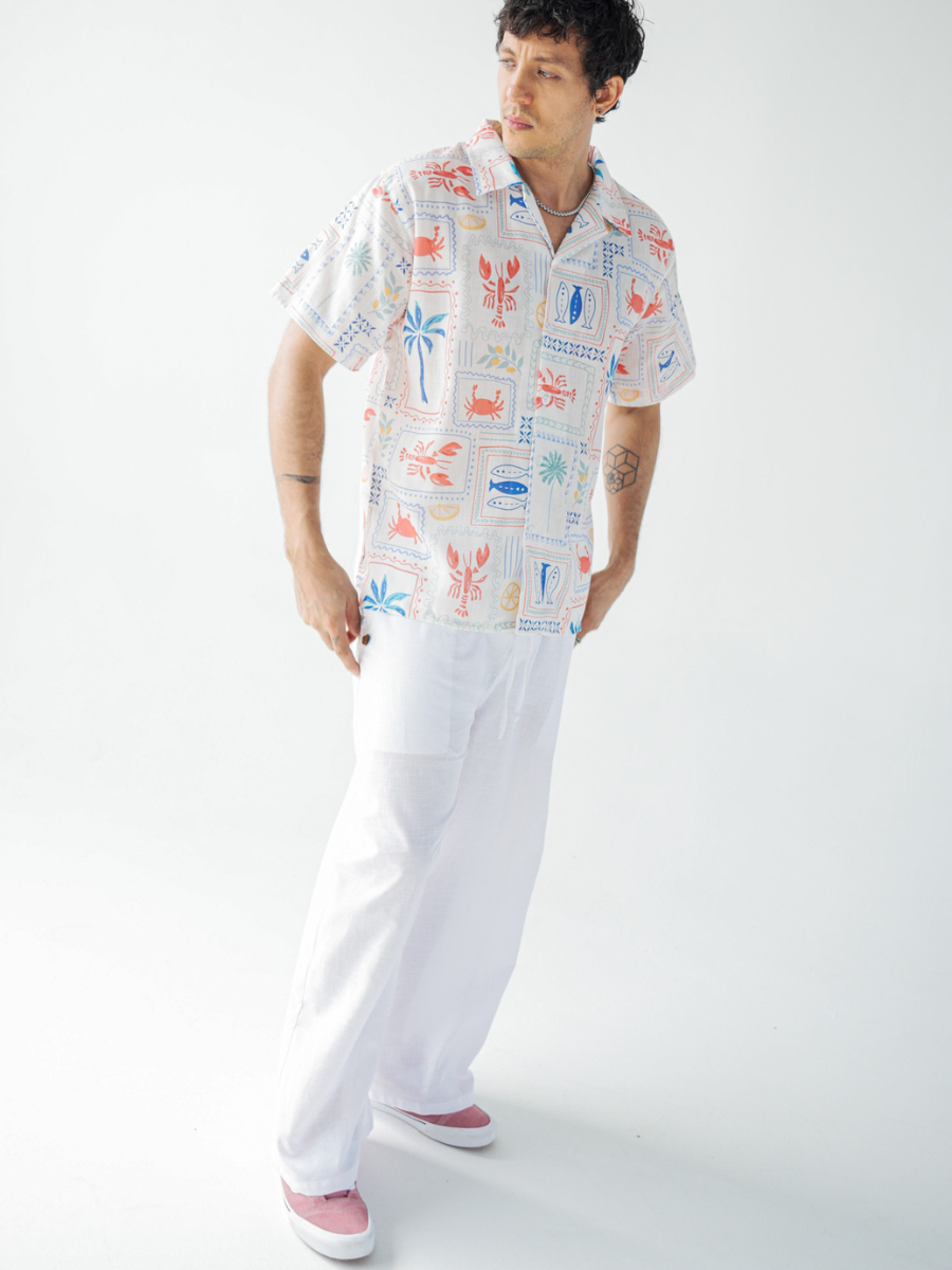 Pant bari white