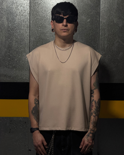 Camiseta cometa beige - LUCHADOR COLOMBIA