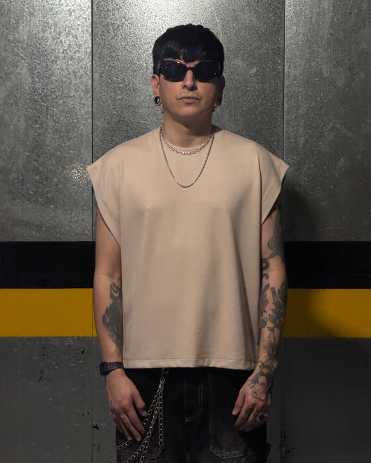 Camiseta cometa beige - LUCHADOR COLOMBIA