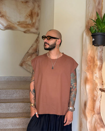Camiseta ocaso brown