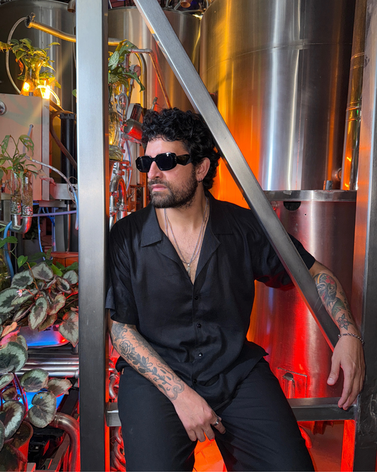 Camisa napoleon black - LUCHADOR COLOMBIA