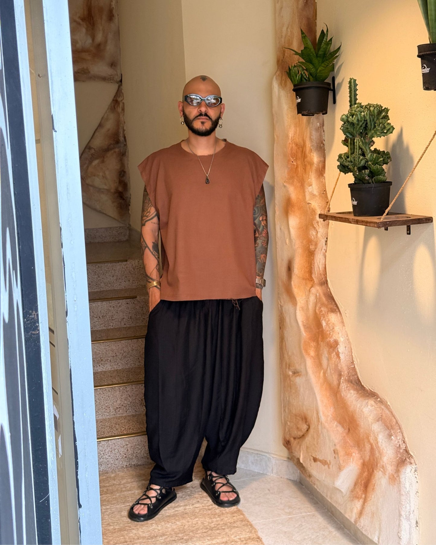 Camiseta ocaso brown