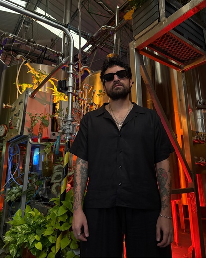 Camisa napoleon black - LUCHADOR COLOMBIA