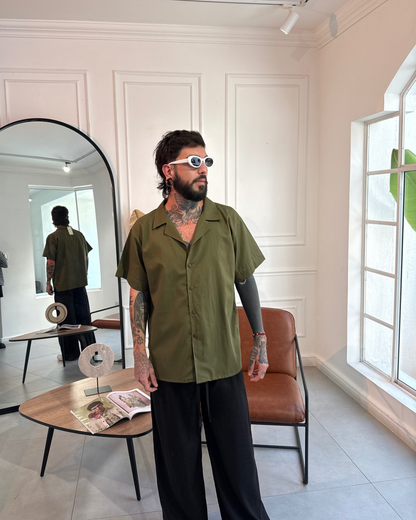 Camisa 3/4 olive - LUCHADOR COLOMBIA