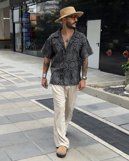 Camisa Victoria ébano