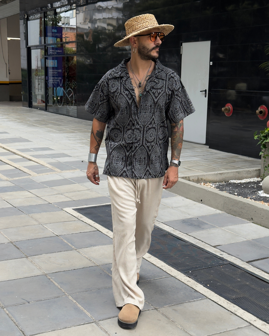 Camisa Victoria ébano