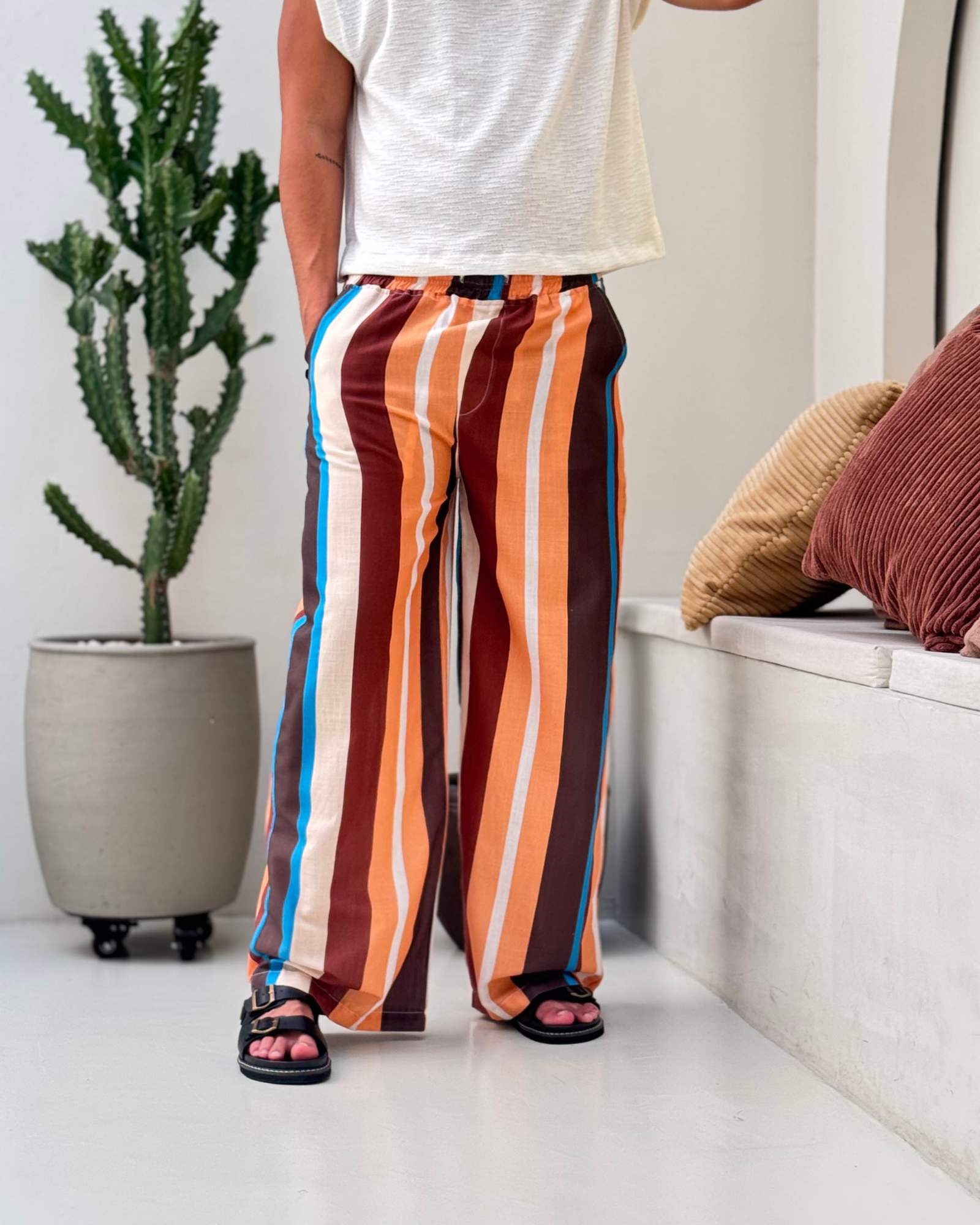 Pant bari peach lines - LUCHADOR COLOMBIA