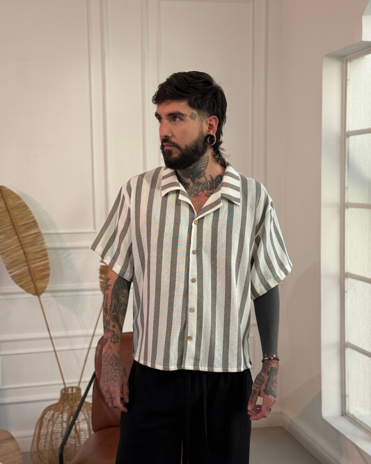 Camisa Napoleon lines - LUCHADOR COLOMBIA