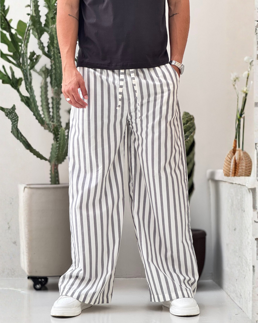 Pant bari grey lines - LUCHADOR COLOMBIA