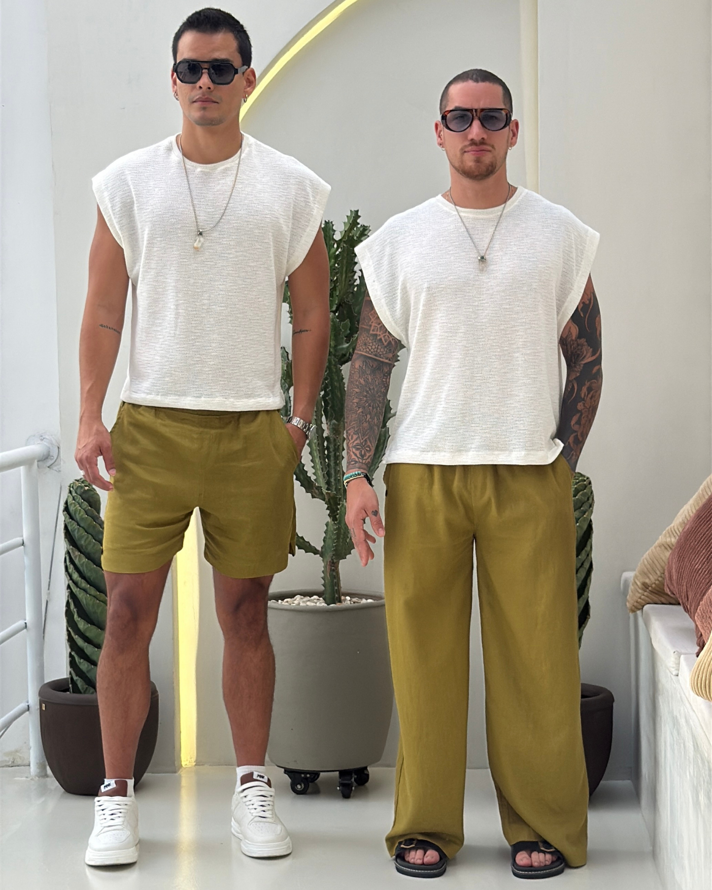 Pant bari olive