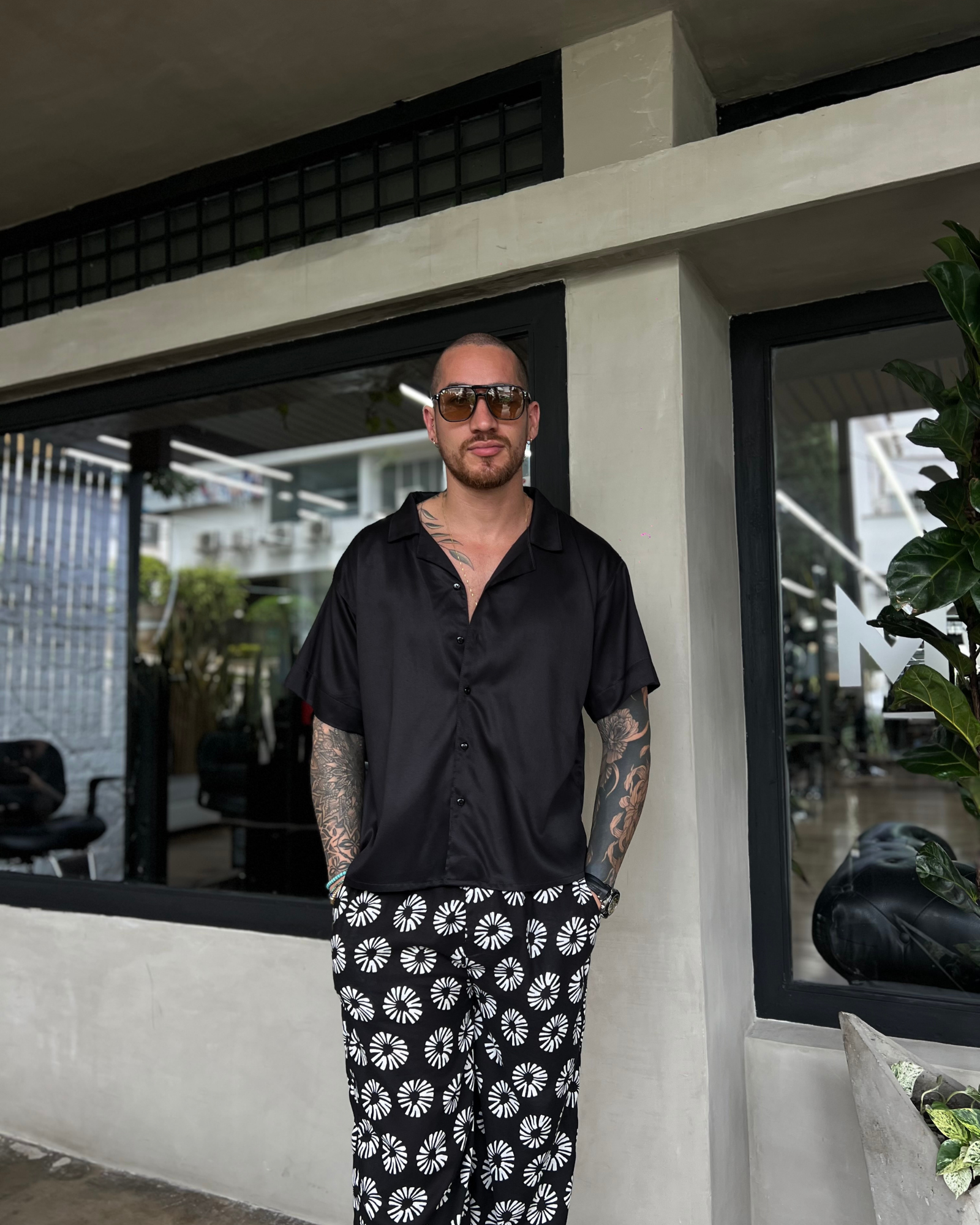 Camisa napoleon black - LUCHADOR COLOMBIA