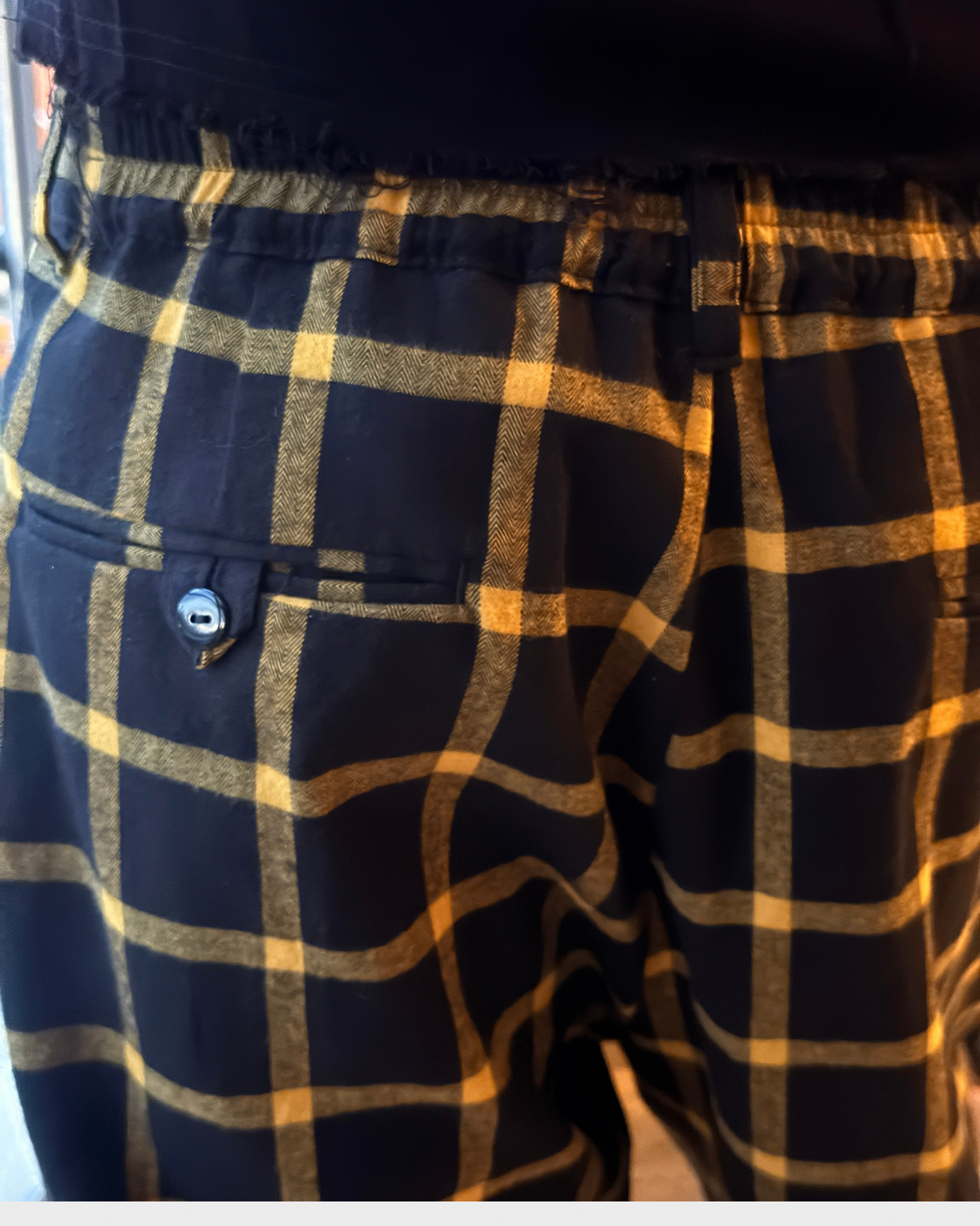 Pant boho cuadros
