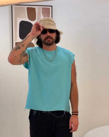 Camiseta ocaso Blue sky