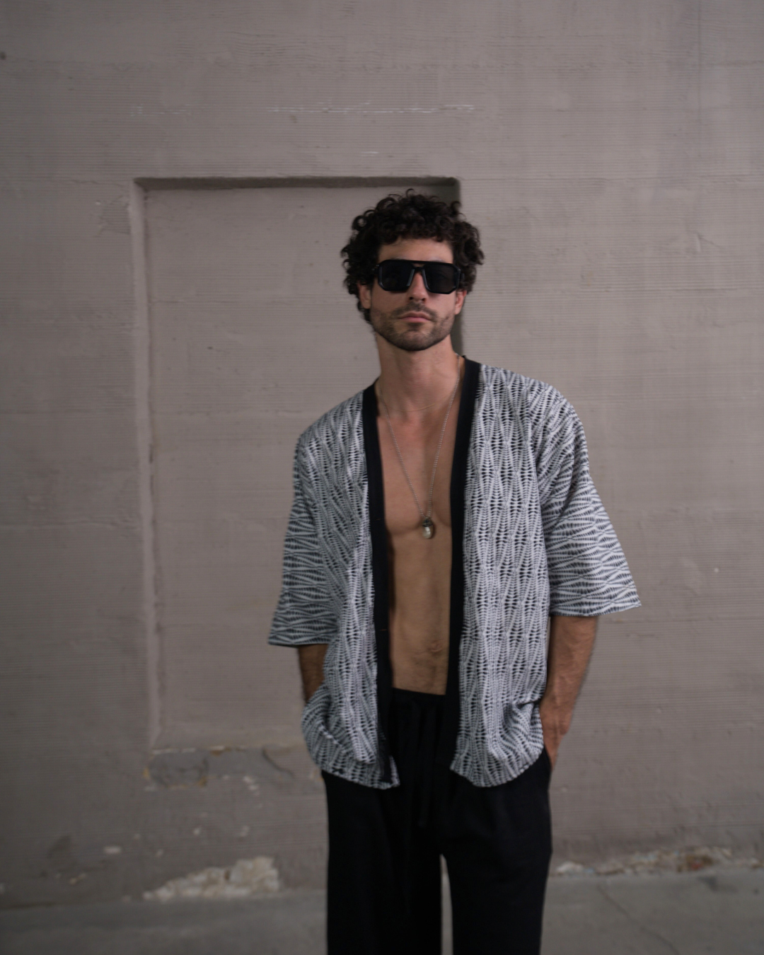 Kimono black line - LUCHADOR COLOMBIA