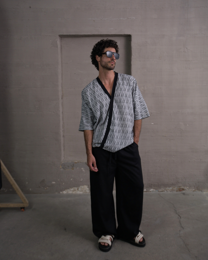 Kimono black line - LUCHADOR COLOMBIA