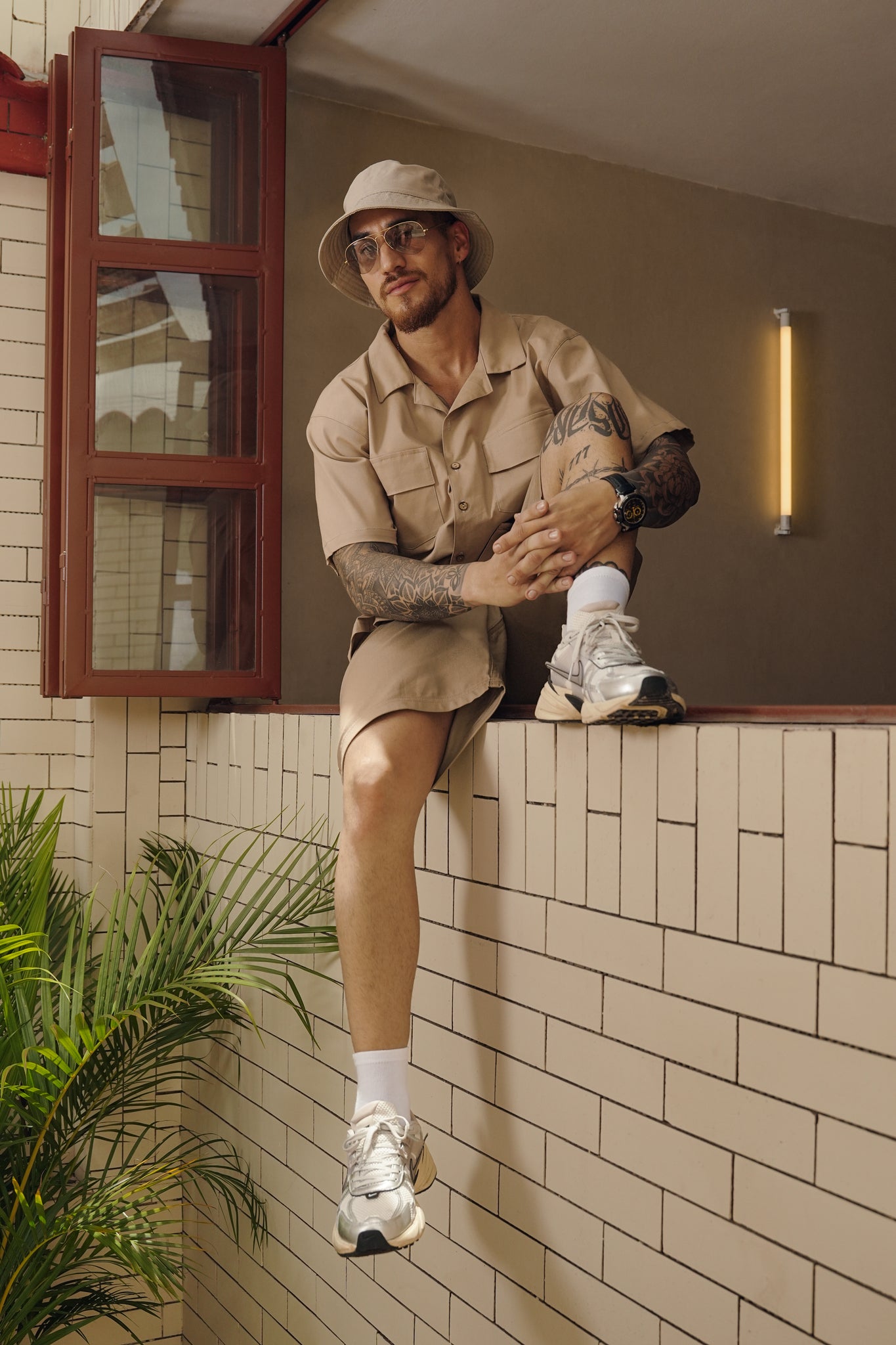Camisa Napoleon Beige