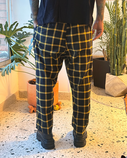 Pant boho cuadros