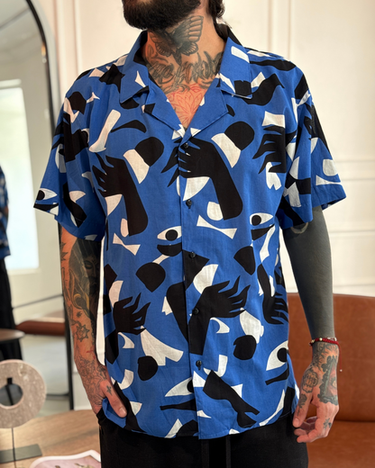 Camisa 3/4 Blue eyes - LUCHADOR COLOMBIA