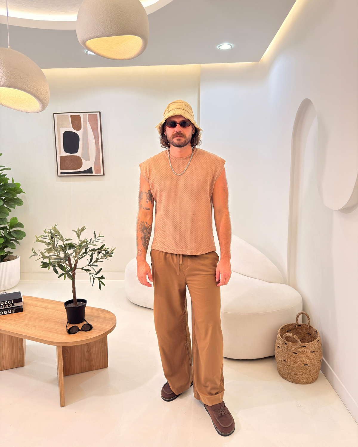 Camiseta cometa ocaso Brown