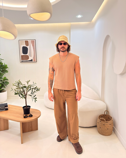 Camiseta cometa ocaso Brown