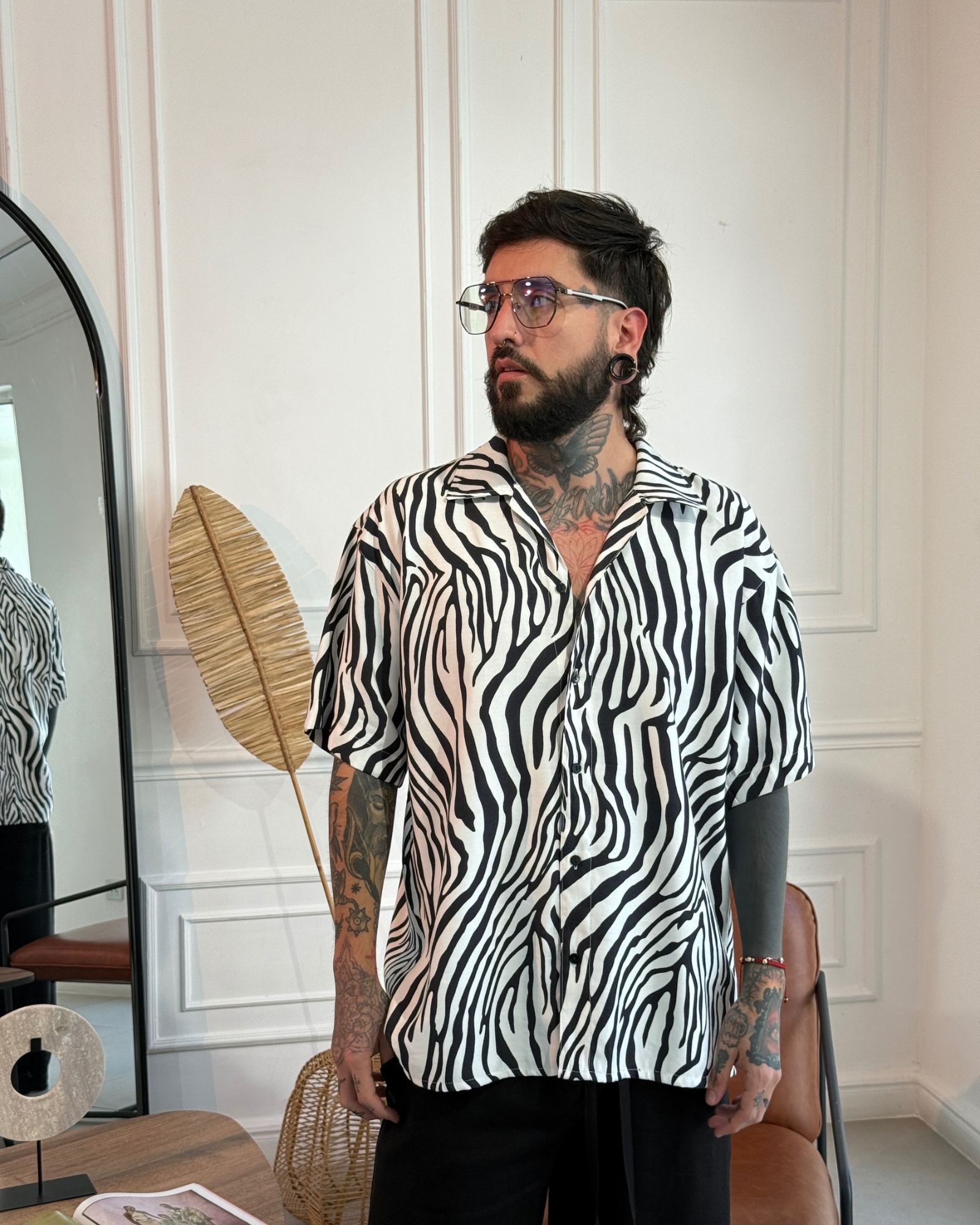 Camisa 3/4 cebra - LUCHADOR COLOMBIA