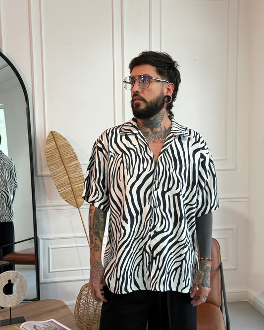 Camisa 3/4 cebra - LUCHADOR COLOMBIA