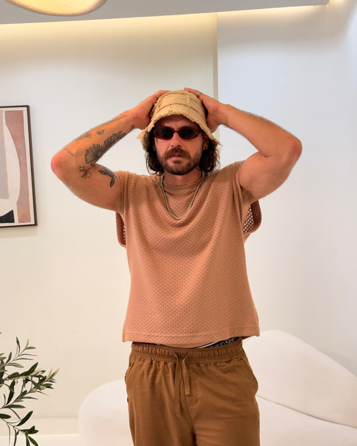 Camiseta cometa ocaso Brown