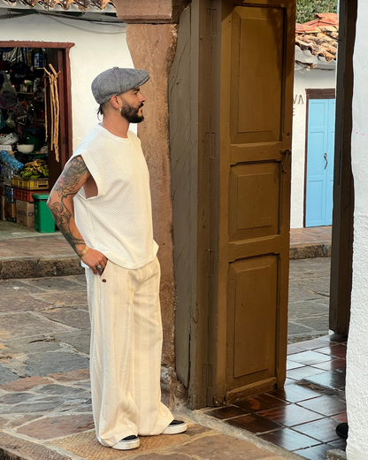 Pant bari beige textura