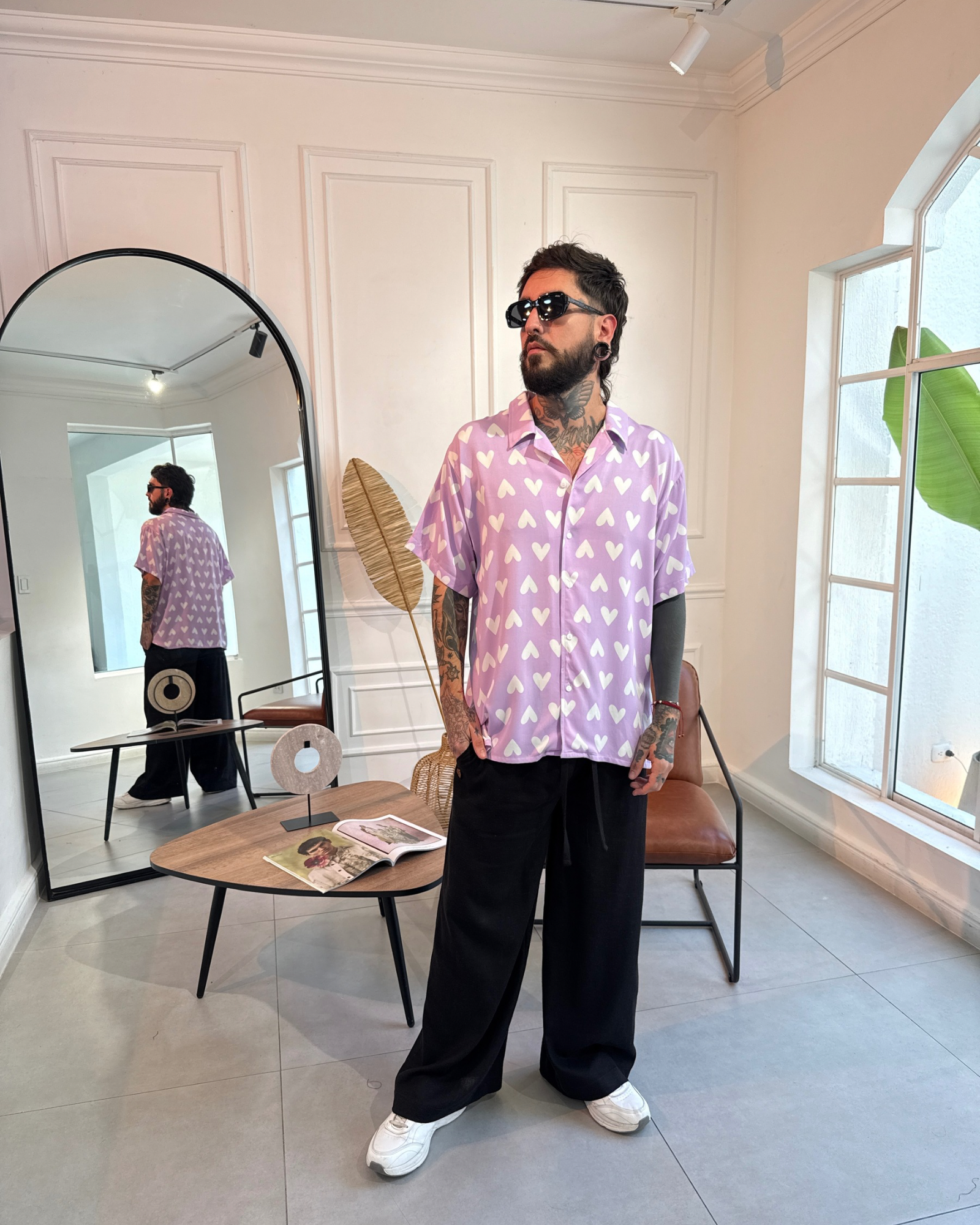 Camisa 3/4 hearts - LUCHADOR COLOMBIA