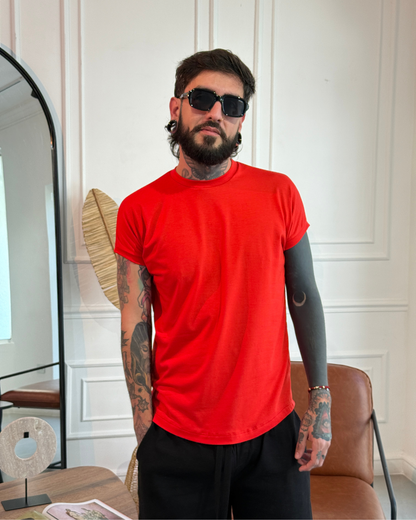 Camiseta 80's red - LUCHADOR COLOMBIA