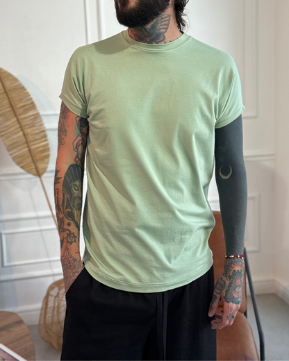 Camiseta 80's green - LUCHADOR COLOMBIA