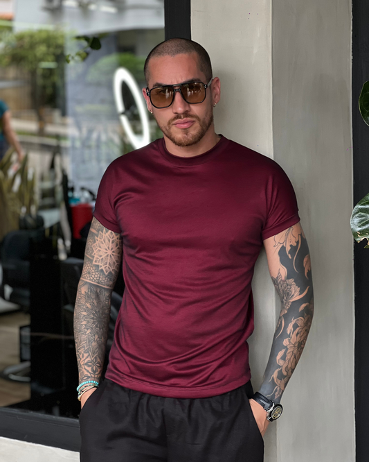 Camiseta 80s Vinoblue - LUCHADOR COLOMBIA