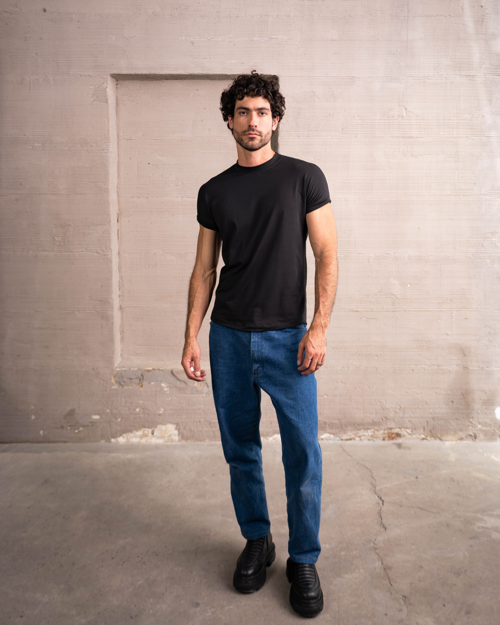 Camiseta 80’s black - LUCHADOR COLOMBIA