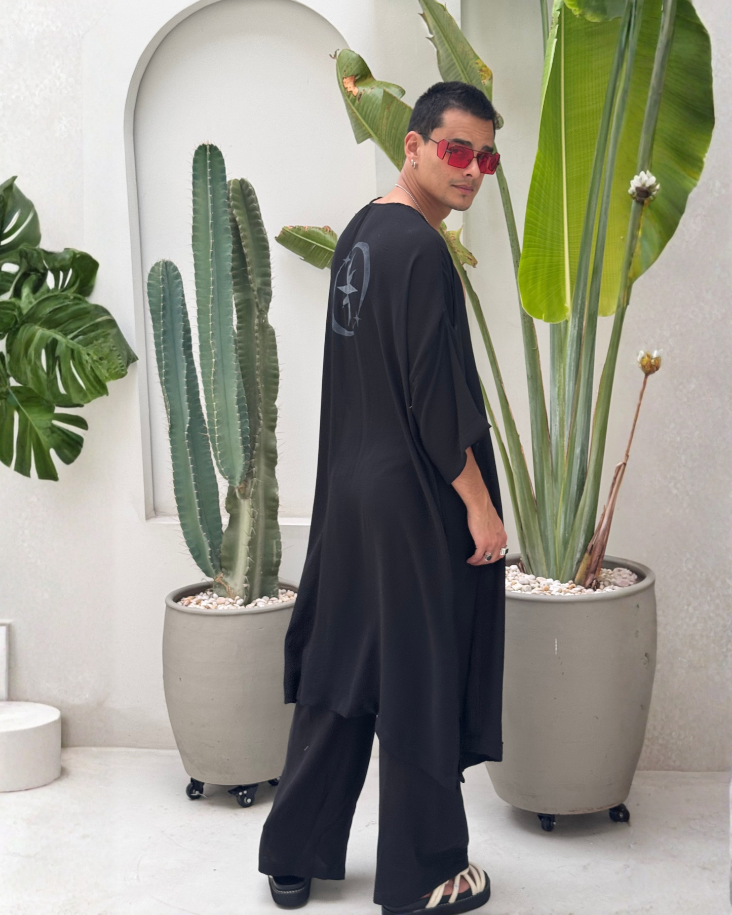Kimono largo black - LUCHADOR COLOMBIA