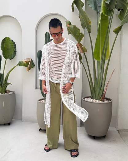 Kimono largo white