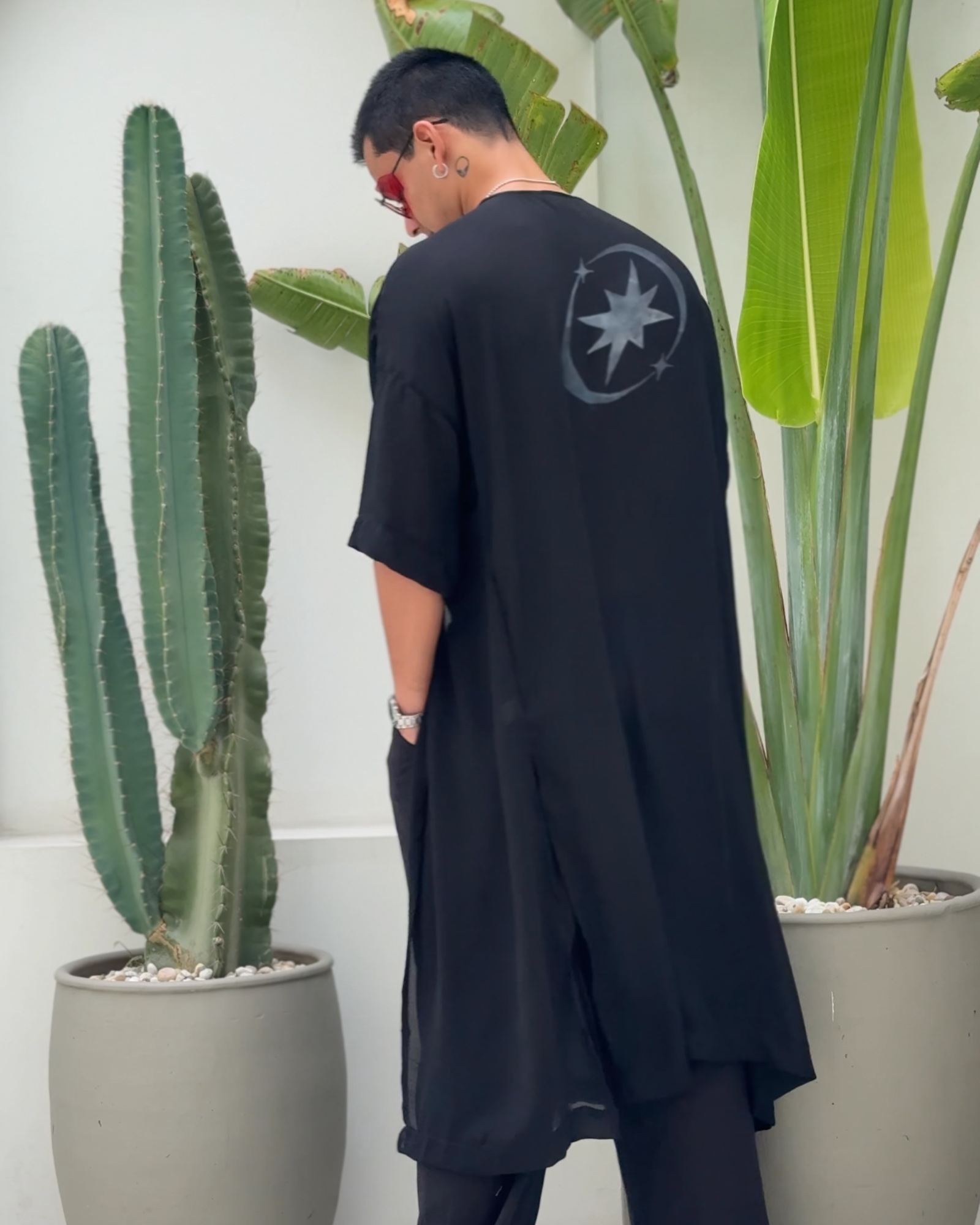 Kimono largo black - LUCHADOR COLOMBIA