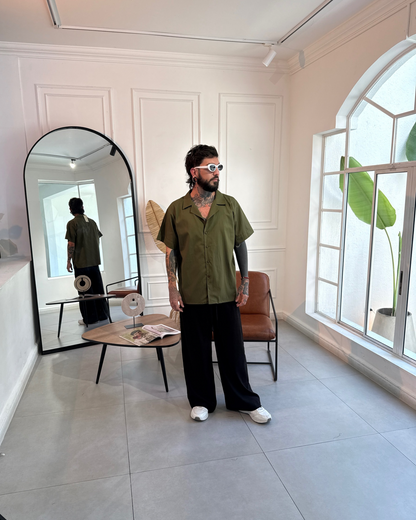 Camisa 3/4 olive - LUCHADOR COLOMBIA