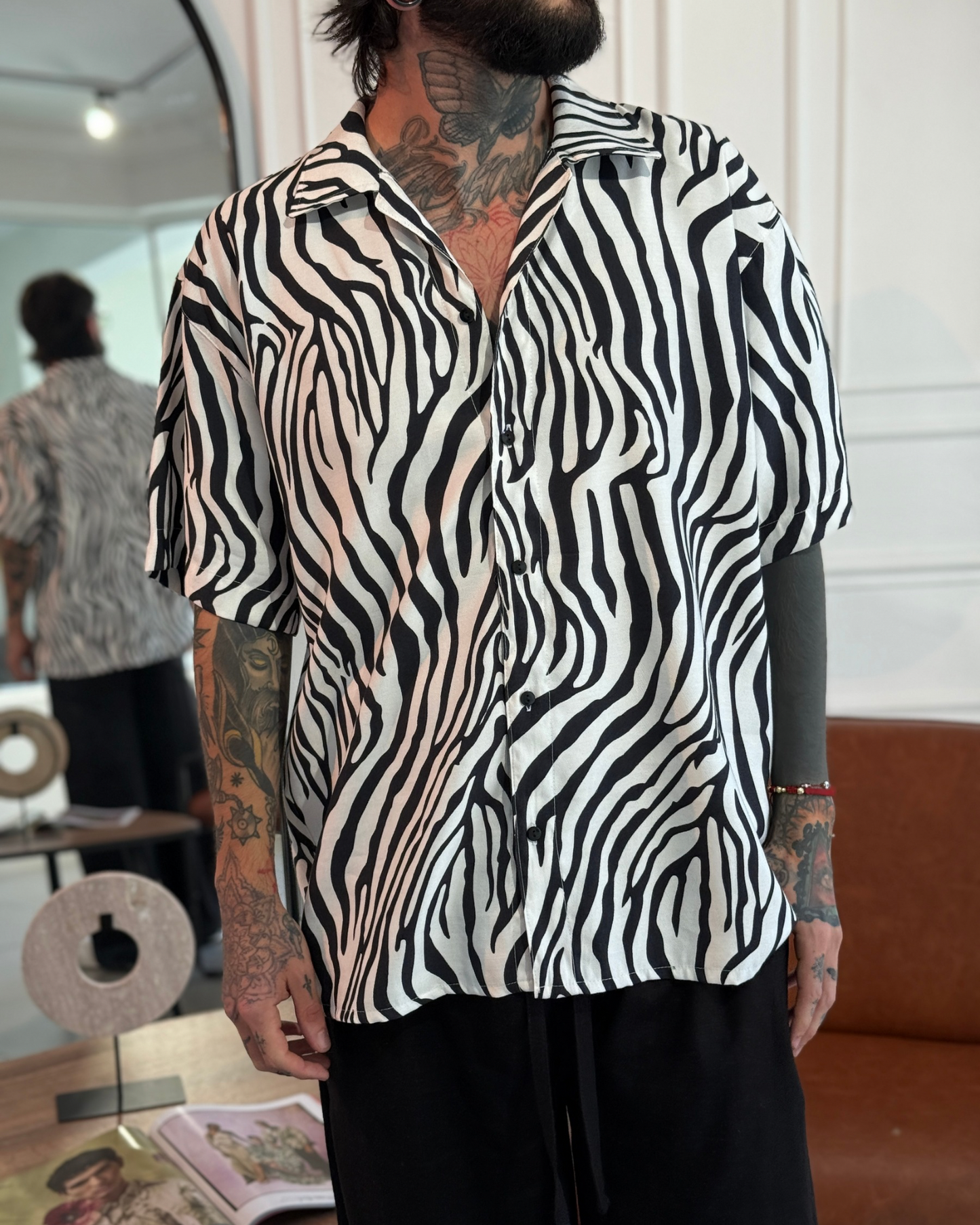 Camisa 3/4 cebra - LUCHADOR COLOMBIA